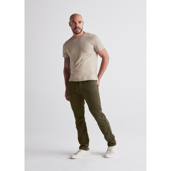 DU/ER Army Green No Sweat Relaxed Taper Pants Strechy Comfortable 27x30 - Picture 16 of 16